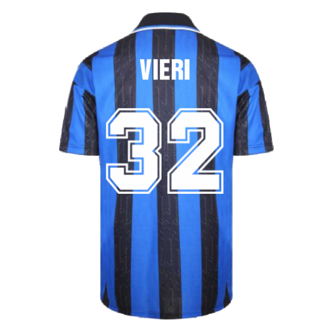 1998 Inter Milan Score Draw Home Shirt (VIERI 32)-Football Jersey Hub