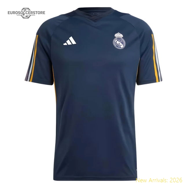 2023-2024 Real Madrid Training Shirt (Legend Ink) (Hazard 7)-Football Jersey Hub