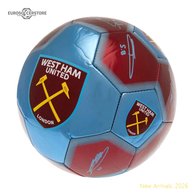 West Ham United FC Sig 26 Skill Ball-Football Jersey Hub