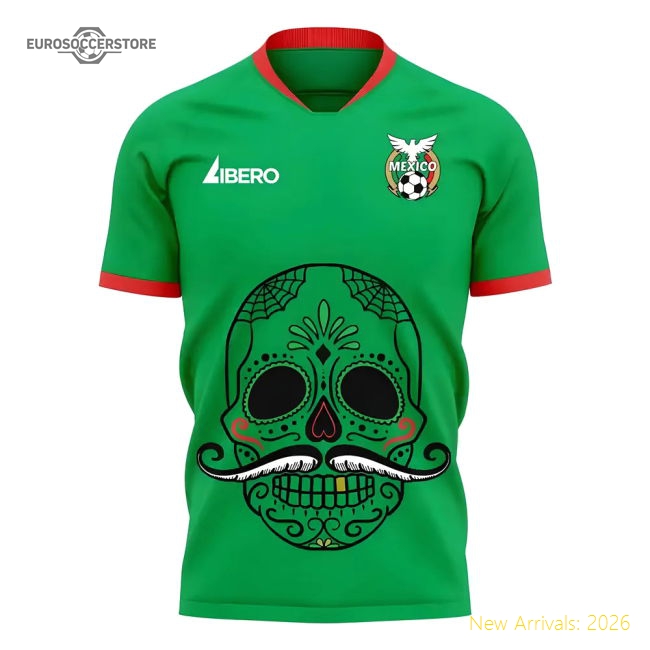 Mexico 2025-2026 Mustache Concept Football Kit (Libero) - Baby-Football Jersey Hub
