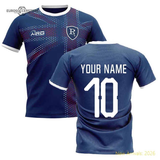 2025-2026 Glasgow Home Concept Football Shirt (Your Name)-Football Jersey Hub
