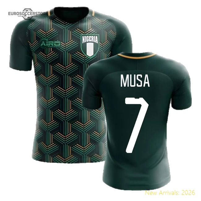 2025-2026 Nigeria Third Concept Football Shirt (Musa 7) - Kids-Football Jersey Hub