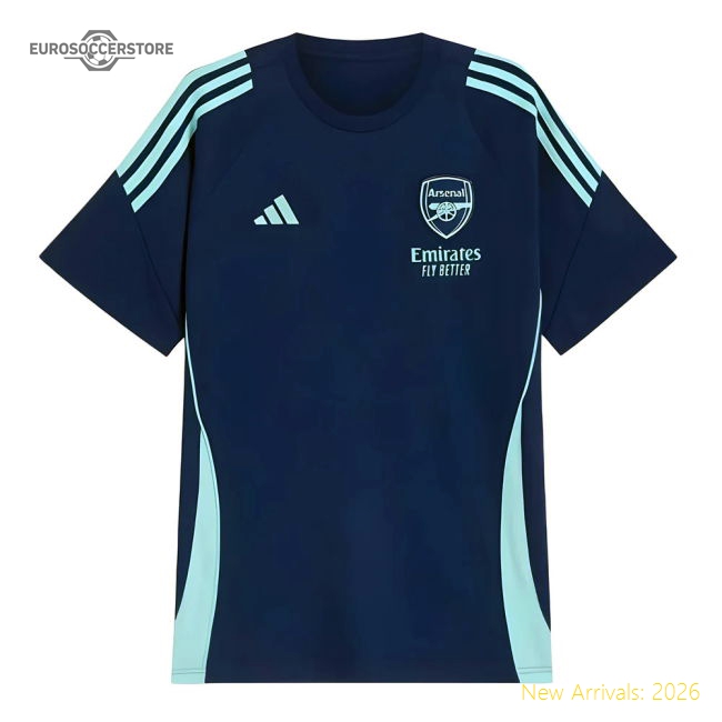 2024-2025 Arsenal Training Tee (Night Sky)-Football Jersey Hub