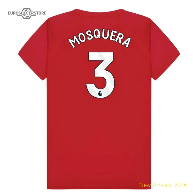 Arsenal Poly T-Shirt (Red) - Kids (Mosquera 3)-Football Jersey Hub