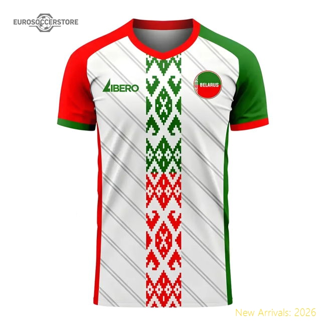 Belarus 2025-2026 Home Concept Football Kit (Libero) - Baby-Football Jersey Hub