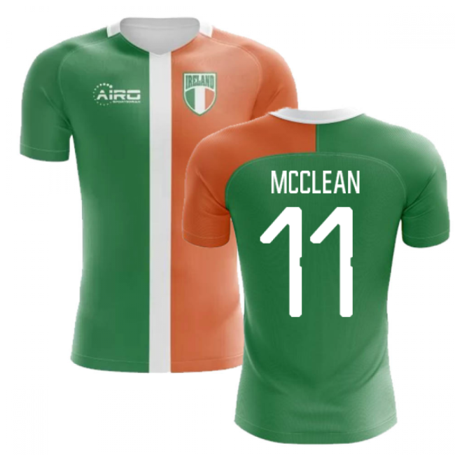 2025-2026 Ireland Flag Concept Football Shirt (McClean 11)-Football Jersey Hub
