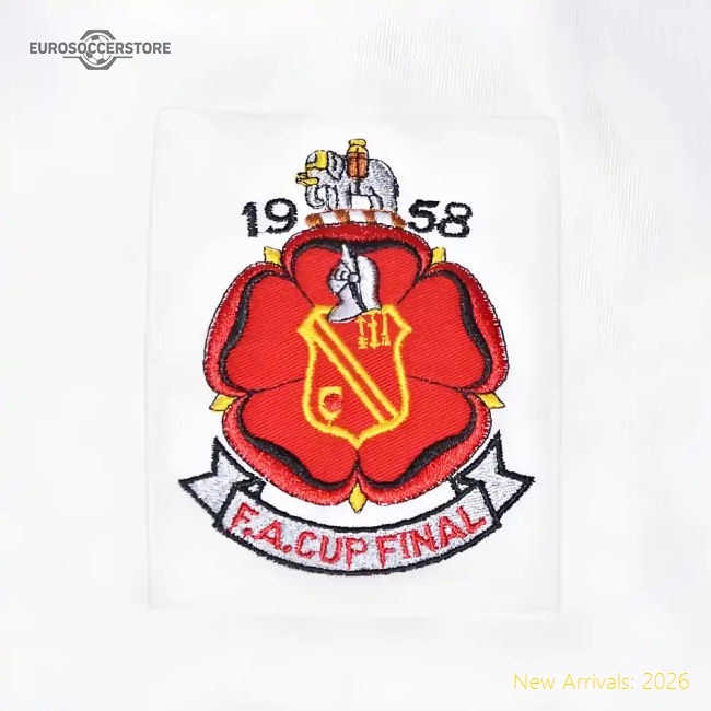 Bolton 1958 FA Cup Final Retro Football Shirt-Football Jersey Hub