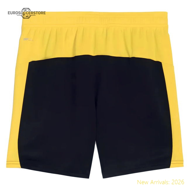 2025-2026 Borussia Dortmund Home Shorts (Black) - Kids-Football Jersey Hub