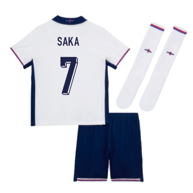 2024-2025 England Home Mini Kit (Saka 7)-Football Jersey Hub