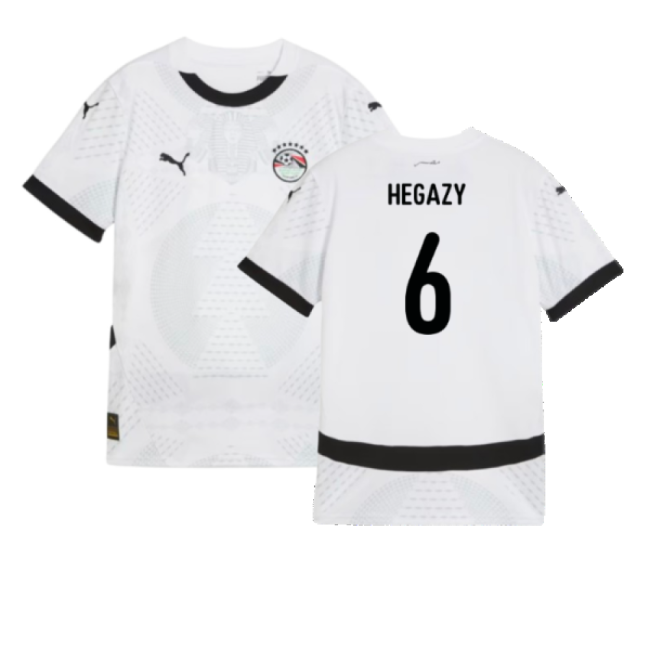 2024-2025 Egypt Away Shirt (Kids) (Hegazy 6)-Football Jersey Hub