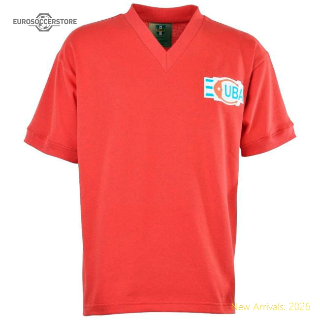 Cuba 1970s Retro Football Shirt-Football Jersey Hub