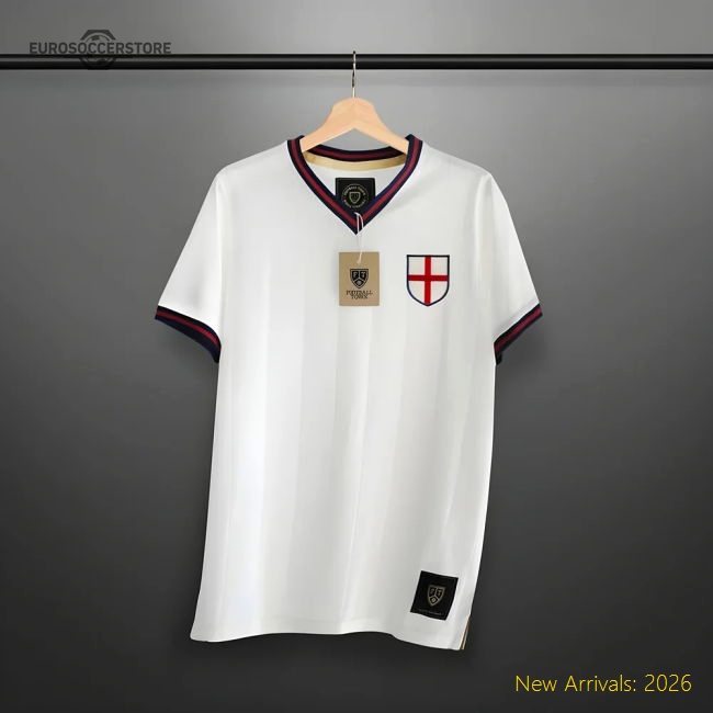 Vintage England The Lions Soccer Jersey-Football Jersey Hub