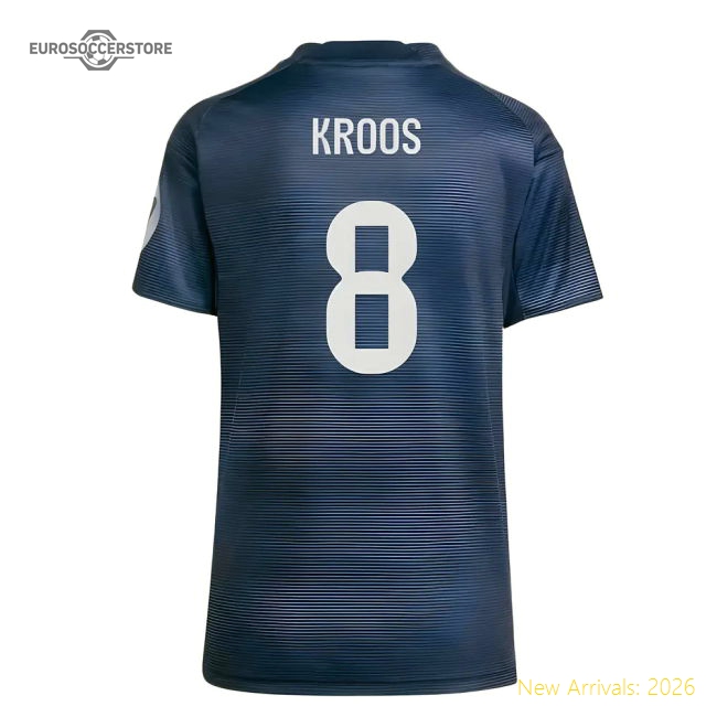 2025-2026 Real Madrid Authentic Away Shirt (Womens) (Kroos 8)-Football Jersey Hub