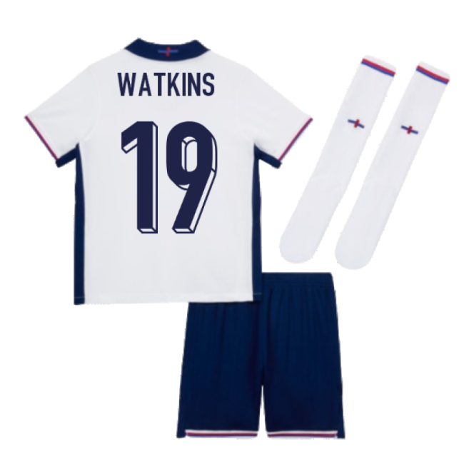 2024-2025 England Home Mini Kit (Watkins 19)-Football Jersey Hub