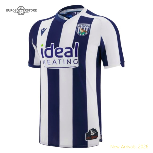 2025-2026 West Bromwich Albion WBA Home Shirt (Grant 18)-Football Jersey Hub