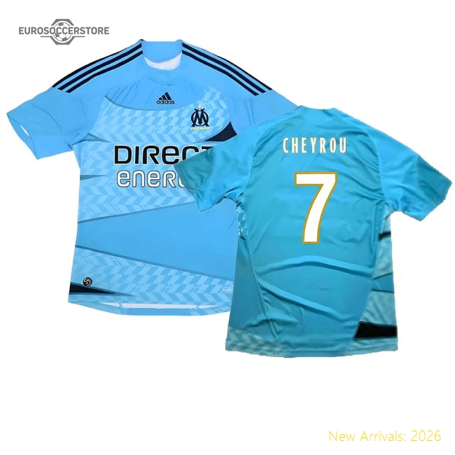 Marseille 2009-10 Away Shirt ((Excellent) M) (Cheyrou 7)-Football Jersey Hub