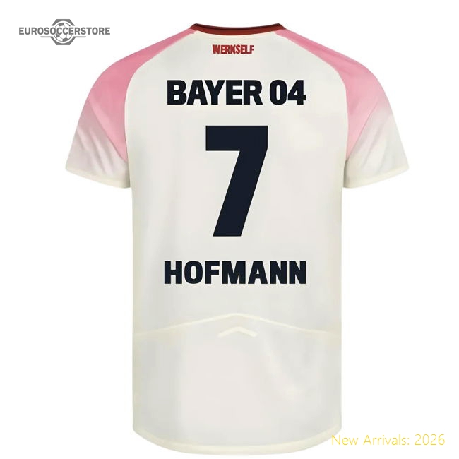 2025-2026 Bayer Leverkusen Away Shirt (Kids) (Hofmann 7)-Football Jersey Hub