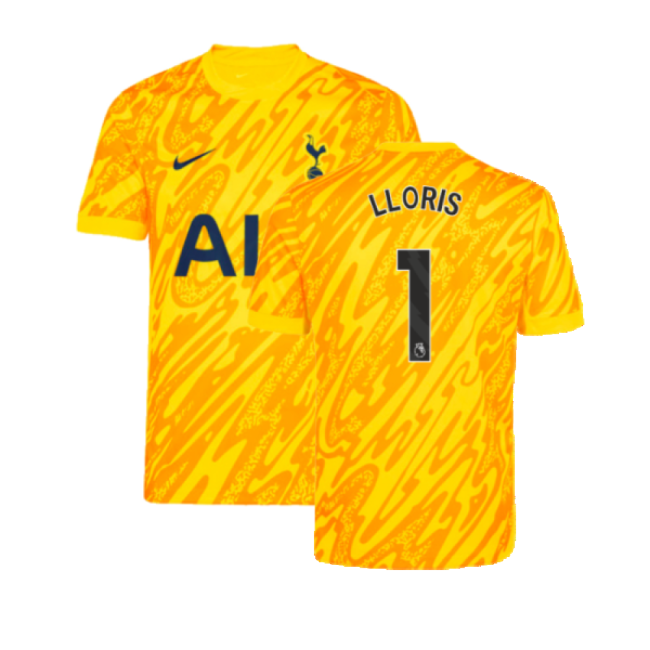 2024-2025 Tottenham Home Goalkeeper Shirt (Orange) - Kids (Lloris 1)-Football Jersey Hub