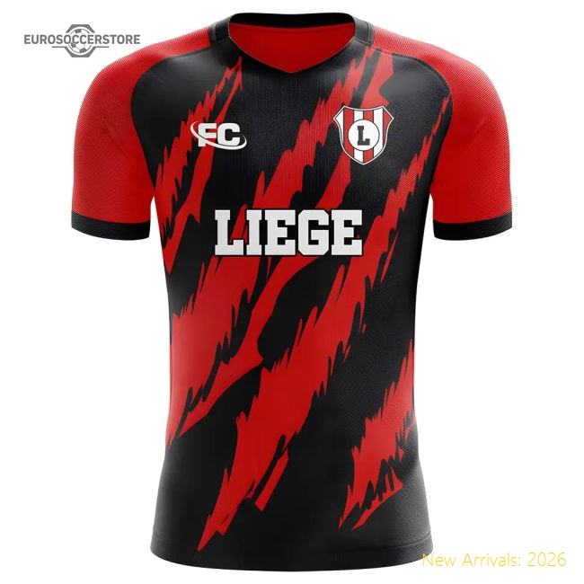 2019-2020 Standard Liege Home Concept Football Shirt - Womens-Football Jersey Hub