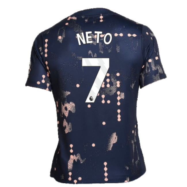2024-2025 Chelsea Academy Pro Pre-Match Shirt (Obsidian) (Neto 7)-Football Jersey Hub