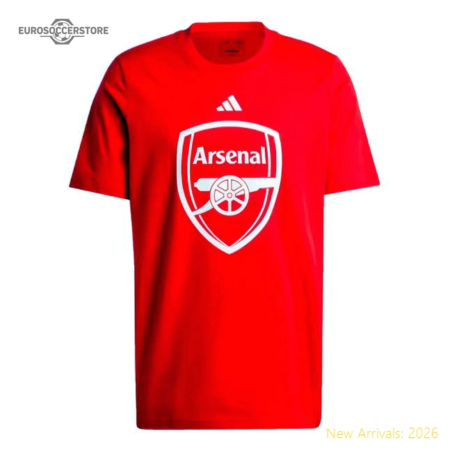2024-2025 Arsenal DNA Graphic Tee (Red) (G.Jesus 9)-Football Jersey Hub