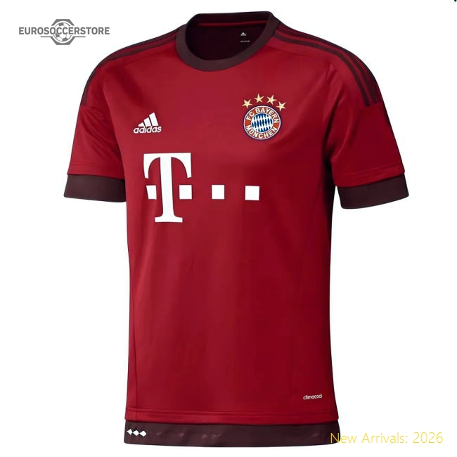 Bayern Munich 2015-16 Home Shirt (L) Thiago #6 (Fair)-Football Jersey Hub