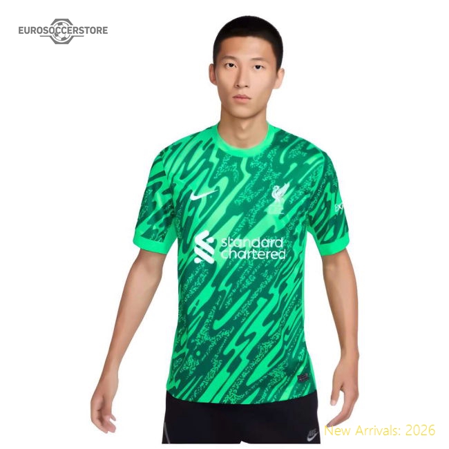 2024-2025 Liverpool Goalkeeper Shirt (Green)-Football Jersey Hub