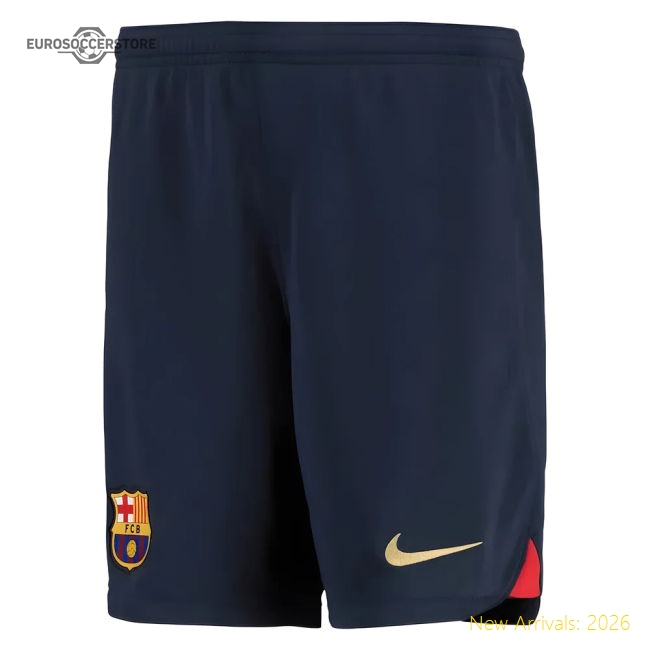 2022-2023 Barcelona Home Shorts (Obsidian)-Football Jersey Hub