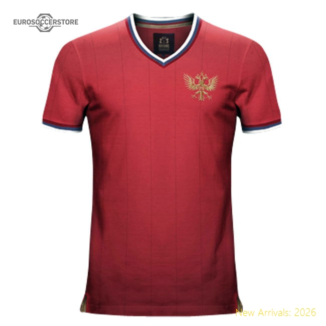 Vintage Russia Home Soccer Jersey-Football Jersey Hub