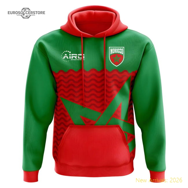 2025-2026 Morocco Home Concept Football Hoody-Football Jersey Hub