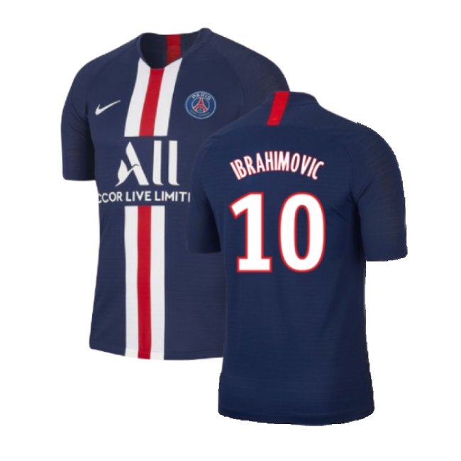 PSG 2019-20 Home Nike Vaporknit Shirt ((Mint) S) (IBRAHIMOVIC 10)-Football Jersey Hub