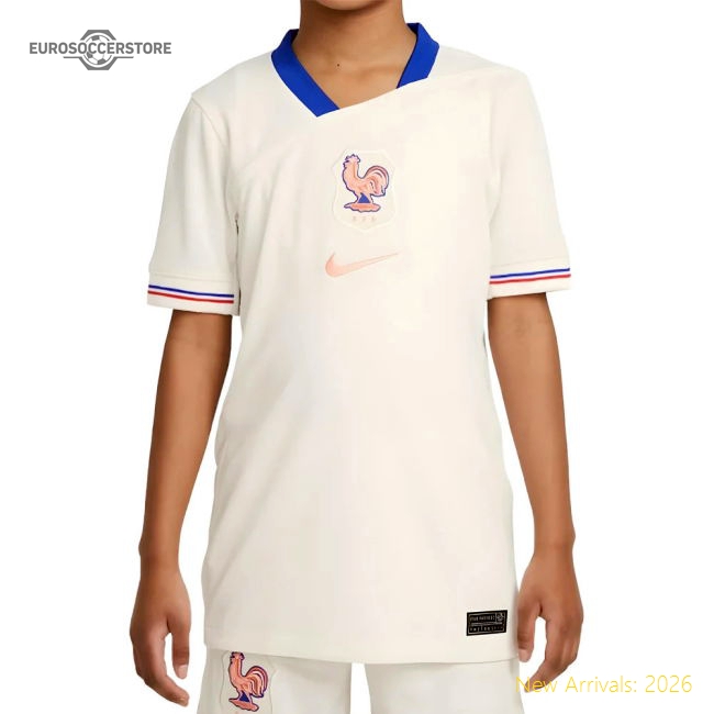2025-2026 France Womens Team Away Shirt (Kids)-Football Jersey Hub