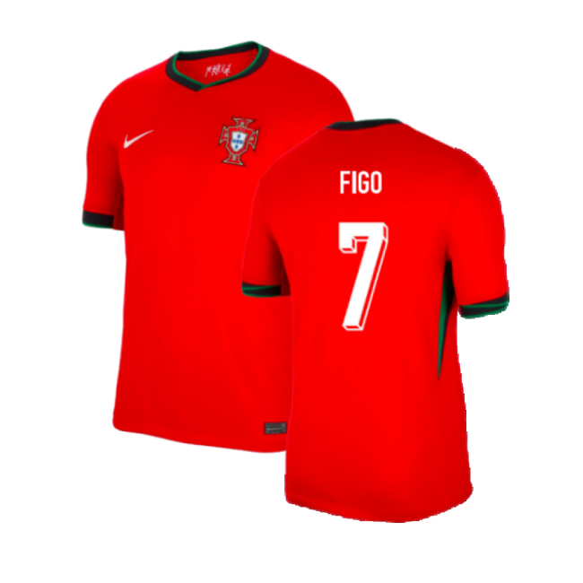 2024-2025 Portugal Home Shirt (Figo 7)-Football Jersey Hub