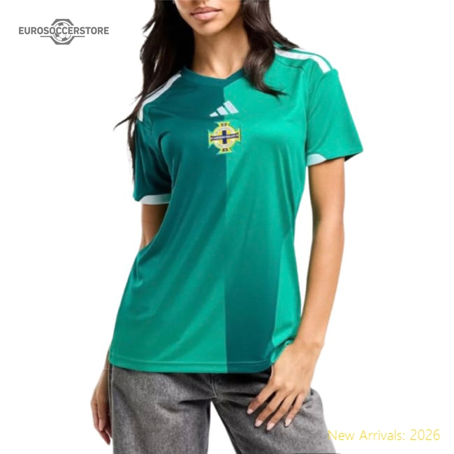 2026-2027 Northern Ireland Home Shirt - Womens (Your Name)-Football Jersey Hub