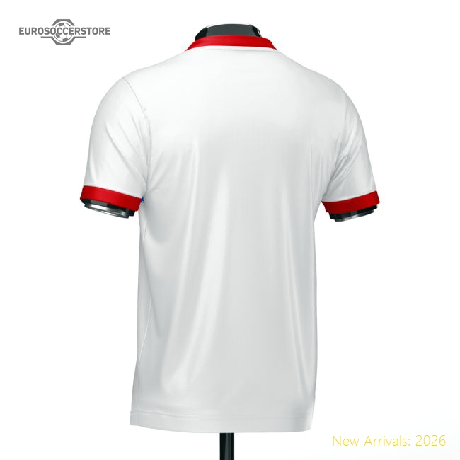 England Heritage Football Jersey White/Red (Wolvate) Adult Short Sleeve-Football Jersey Hub