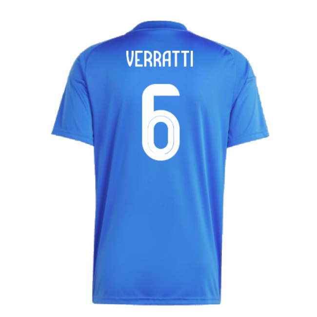 2024-2025 Italy Home Fan Jersey (VERRATTI 6)-Football Jersey Hub