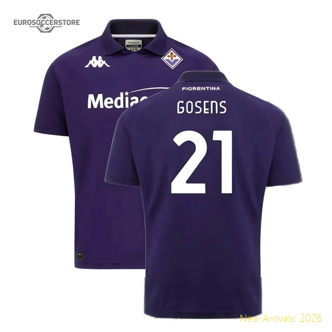 2024-2025 Fiorentina Home Shirt (Gosens 21)-Football Jersey Hub