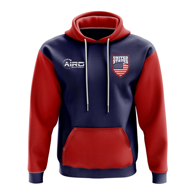 United States Concept Country Football Hoody (Navy)-Football Jersey Hub