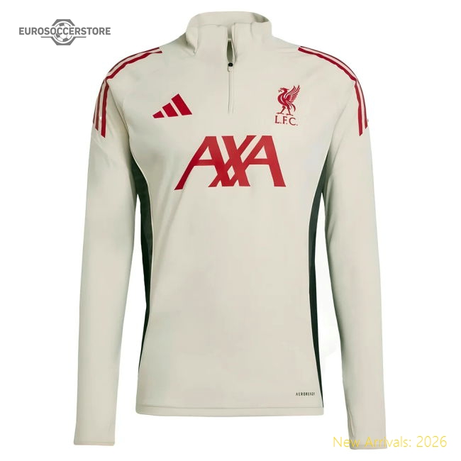2025-2026 Liverpool Training Top (White)-Football Jersey Hub