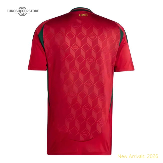 2024-2025 Belgium Home Shirt (E.Hazard 10)-Football Jersey Hub