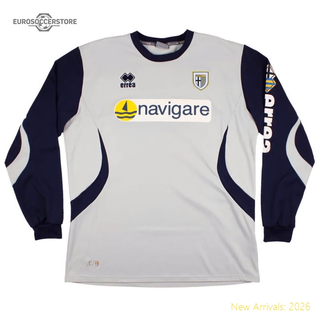 Parma 2009-10 Errea Long Sleeve Training Shirt (XL) (Very Good)-Football Jersey Hub