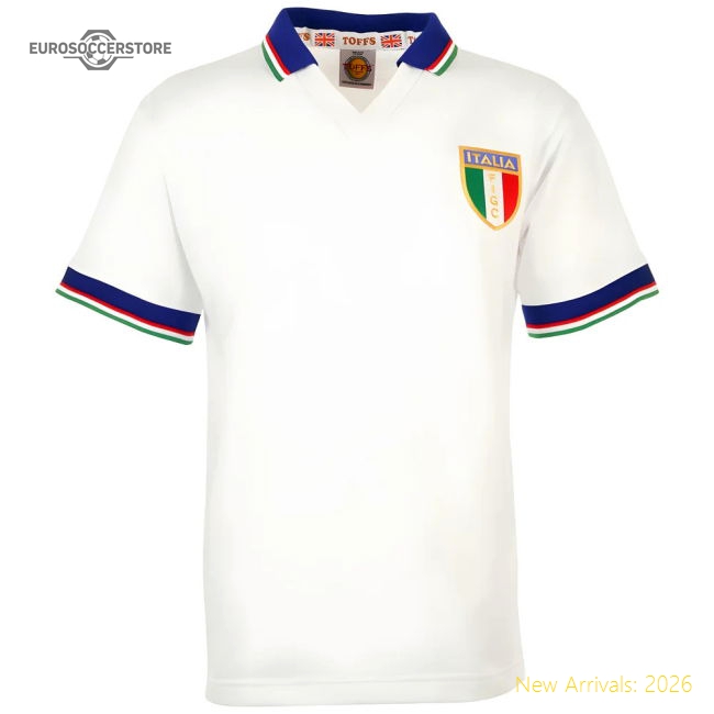 Italy 1982 World Cup Away Retro Football Shirt-Football Jersey Hub