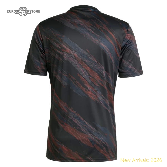 2025-2026 Bayern Munich Pre-Match Shirt (Black)-Football Jersey Hub