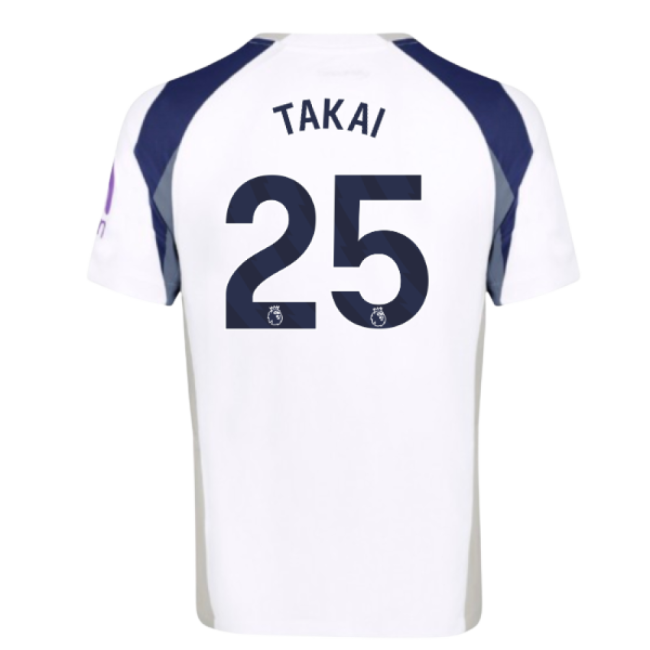 2025-2026 Tottenham Hotspur Home Shirt (Takai 25)-Football Jersey Hub