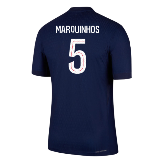 2025-2026 PSG Home Dri-Fit ADV Authentic Shirt (Marquinhos 5)-Football Jersey Hub