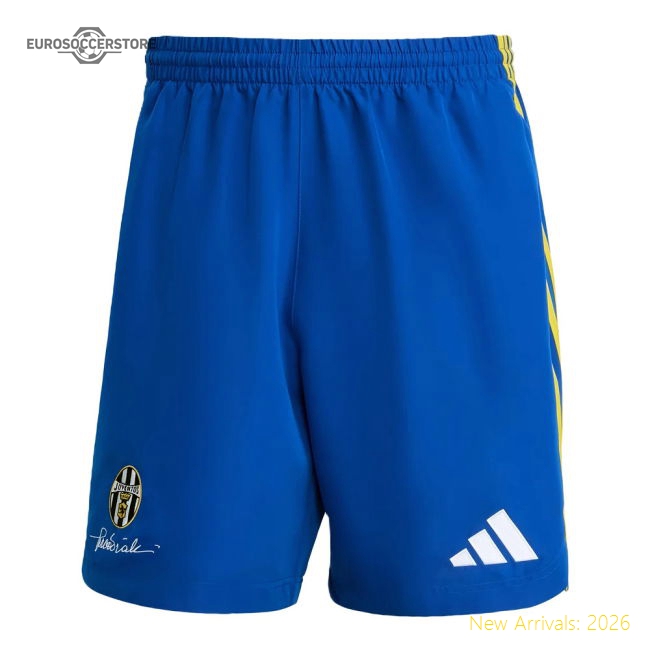 2025-2026 Juventus UBP Shorts (Royal)-Football Jersey Hub