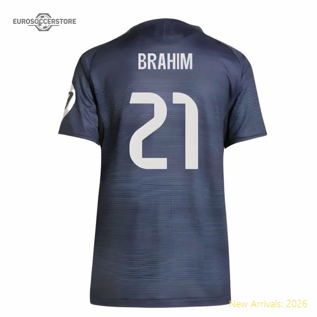 2025-2026 Real Madrid Authentic Away Shirt (Ladies) (Brahim 21)-Football Jersey Hub