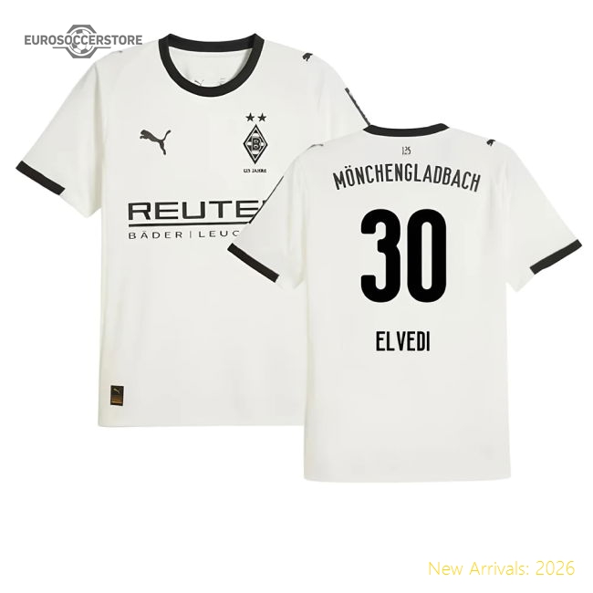 2025-2026 Borussia MGB Home Shirt (Elvedi 30)-Football Jersey Hub