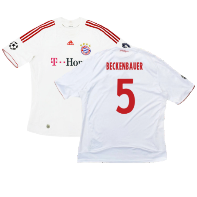 Bayern Munich 2008-09 Third Shirt ((Very Good) XXL) (Beckenbauer 5)-Football Jersey Hub