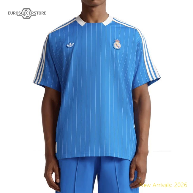 2025-2026 Real Madrid Icon Shirt (Blue)-Football Jersey Hub